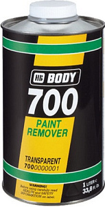 Удалитель краски Прозрачный PAINT REMOVER 700 1кг BODY (6)