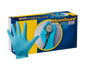 Перчатки нитриловые голубые размер L KIMBERLY-KLARK G10  (100шт)