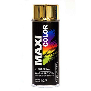 Краска-аэрозоль Золото-эффект 0011 400мл MAXI COLOR (12)